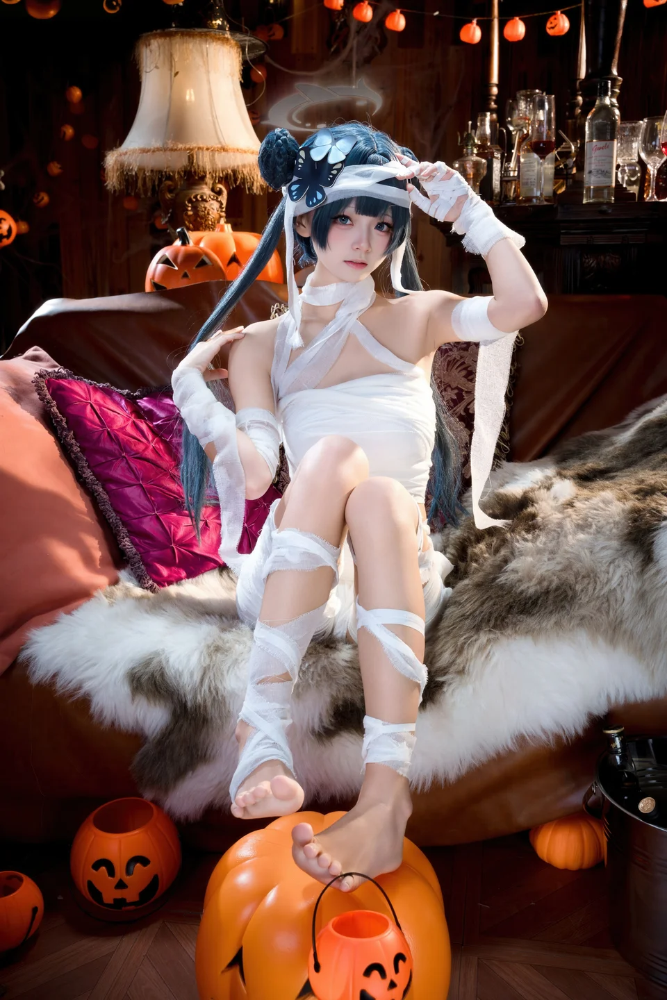 九柒喵 - No.040 好美+妃咲万圣节 [51P-453MB] tg@simisebaisi 【丝足阁】008.webp